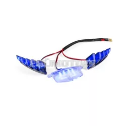   STR8 LED világítás első légbeömlőhöz kék, Piaggio Zip SP2