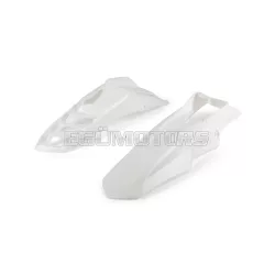 STR8 Supermoto első sárvédő, fehér