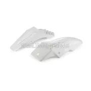 STR8 Supermoto első sárvédő, fehér