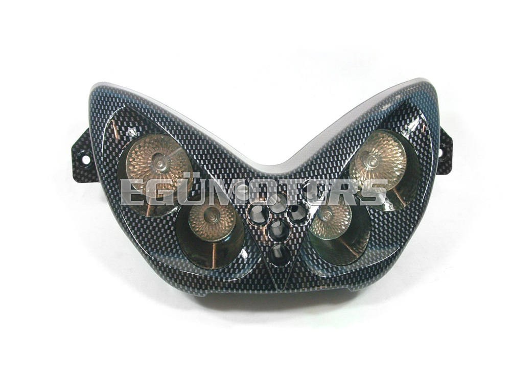 Egümotors robogó tuning :Quattro optikás első lámpa, Aerox,